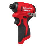 Ударний шуруповерт акумуляторний 1/4'' HEX MILWAUKEE M12 BLIDRC-0 (124Нм) (4933499689)