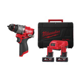 Аккумуляторная ударная дрель-шуруповерт Milwaukee M12 FPD2-402 (4933479869)