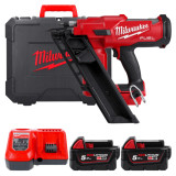 Пистолет гвоздезабивной аккумуляторный MILWAUKEE M18 FFN-502C (50-90мм) (4933471404)