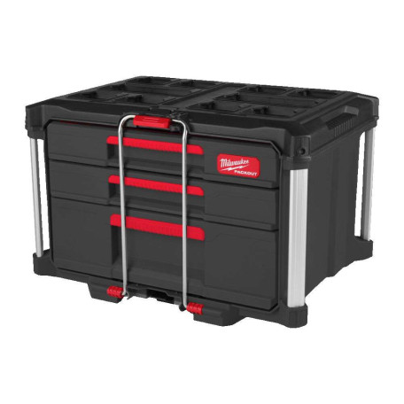 Ящик для инструментов MILWAUKEE PACKOUT DRAWER BOX 560 x 410 х 363 мм с 2+1 выдвижными отсеками (4932493190)