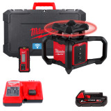 Лазерний ротаційний рівень Milwaukee M18 RLOH600-201C з акумулятором та зарядним пристроєм (4933493191)