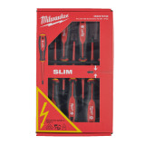 Набор трехгранных отверток Milwaukee VDE SL/PZ/PH+тестер напряжения – 7 од. (4932478738)