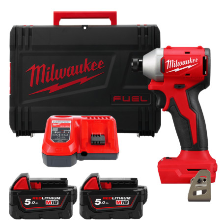 Шуруповерт ударный аккумуляторный бесщёточный MILWAUKEE M18 BLIDR-502X (4933492843)