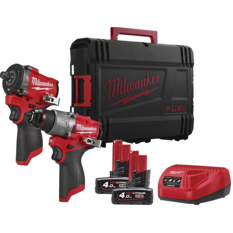 Набор аккумуляторных инструментов бесщеточных MILWAUKEE M12 FPP2X2-402X (4933498741)