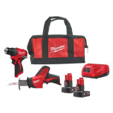 Набір з 2 акумуляторних інструментів Milwaukee M12 BLPP2A-402B (4933499692)