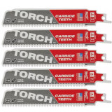 Полотно для шабельних пилок TORCH CARBIDE MILWAUKEE 150х3,1мм (5шт) (метал) (48475501)