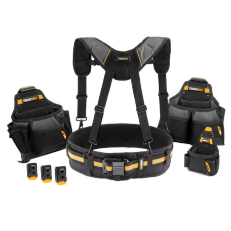 Набор Toughbuilt, ремень, подтяжки, 3 сумки с клипсами (TB-CT-101-5P)