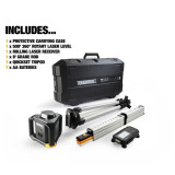 Ротаційний лазер ToughBuilt TB-H2S4-LL-M150-R1 із приймачем зелений 150м (TB-H2S4-LL-M150-R1)