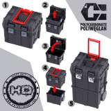 Ящик для інструментів QBRICK HD COMPACT LOGIC PA 450x350x645 мм (SKRWCLHDPZCZAPG001)