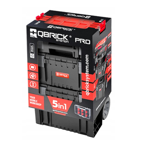Набор ящиков QBRICK SYSTEM PRO SET "5 в 1" (450 x 390 x 785)