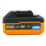 Аккумуляторная батарея Procraft Turbo Li-ion 20V 4000 mA