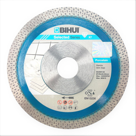 Диск алмазный BIHUI B-MAGIC 125 мм для толстого керамогранита/мрамора/гранита (DCDW125)