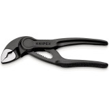 Кліщі переставні сантехнічні KNIPEX COBRA® XS з фіксатором, 28 мм (1") (87 00 100 BK)