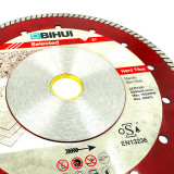 Диск алмазный BIHUI B-TURBO 200 мм для керамогранита/мрамора/гранита (DCDT200)