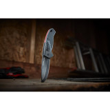 Нож MILWAUKEE HARDLINE 75 мм выкидной с гладким лезвием  (48221994)