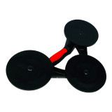 Тройная присоска YATO 125 мм до 190 кг для рельефных и гладких поверхностей (YT-37237)