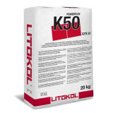 Клей на цементной основе Litokol POWERFLEX K50 C2TES1 20 кг, белый (K50B0020)