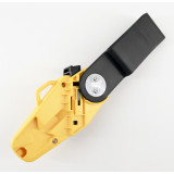 Нож строительный TAJIMA DC-L560BSFBL с выдвижным сегментным 18 мм + кобура (1101-1704)