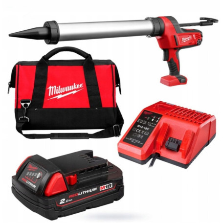 Пистолет для герметика MILWAUKEE C18 PCG/600A-201B, 600 мл (4933441305)