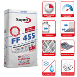Клей для плитки Sopro FF 455 C2TE 25 кг, білий (455/25)