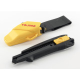 Нож строительный TAJIMA DC-L560BSFBL с выдвижным сегментным 18 мм + кобура (1101-1704)