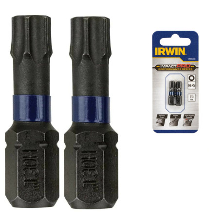 Бита IRWIN IMPACT PRO 1/4" 25мм TX15, 2шт (IW6061615)