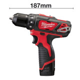 Дрель-шуруповерт M12 BDD-202C крутящий момент 30 Нм MILWAUKEE 4933441915 (4933441915)