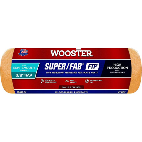 Малярный валик Super/Fab Ftp 23 см (9”) ворс 10 мм (3/8”) (RR923-9) 