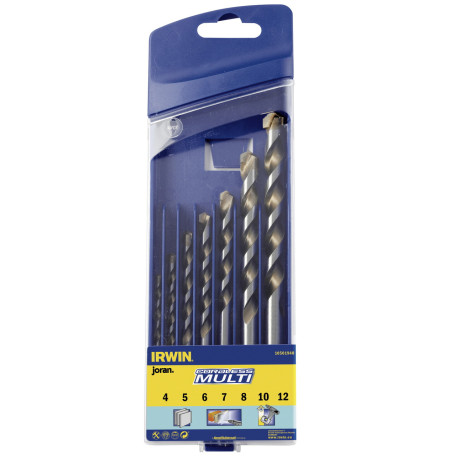 Набір свердлу IRWIN багатоцільових CORDLESS CASSETTE 7 шт. (4/5/6/7/8/10/12мм) (10501940)