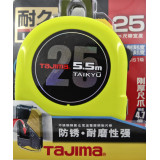 Рулетка строительная TAJIMA SUPER L25-55 5,5 м водостойкая с держателем на ремень (1001-2530)