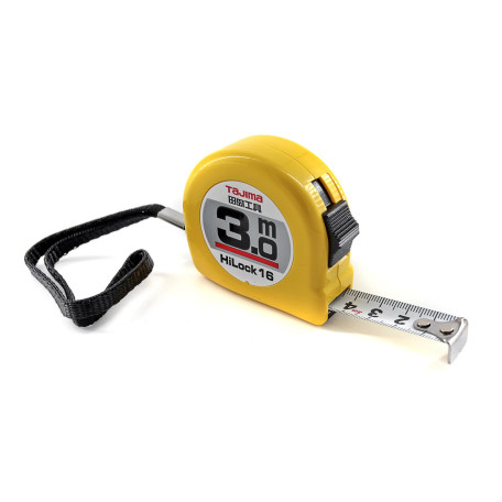 Рулетка строительная TAJIMA HI LOCK L16-30 3 м (1001-0286)