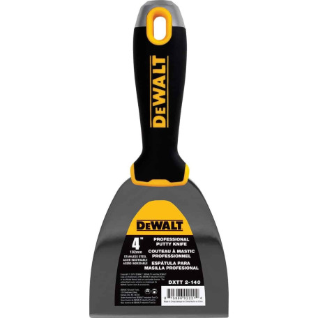 Шпатель DeWalt 4" 102 мм с мягкой рукояткой (2-140)