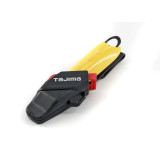 Нож строительный TAJIMA DC-L500YSFBL с выдвижным сегментным 18 мм + кобура (1101-1703)