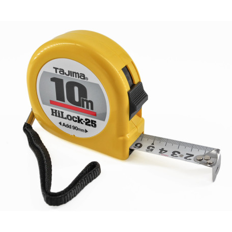 Рулетка строительная TAJIMA HI LOCK L25-100 10 м (1001-0695)