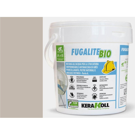 Эпоксидная затирка Fugalite Bio 04 GRIGIO FERRO, 3 кг (KFBP04)