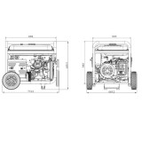 Генератор бензиновий GENERGY TURBO 7000 7 кВт (240049090)