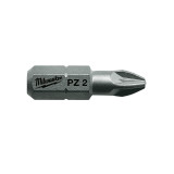 Биты для шуруповерта PZ2 MILWAUKEE 25 мм, 25 шт (4932399590)