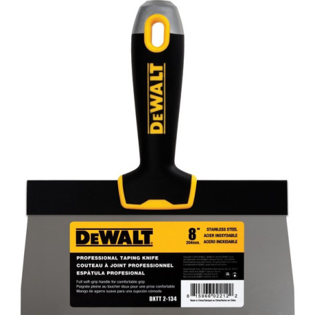 Шпатель DeWalt 8" 204 мм с мягкой рукояткой (2-134)