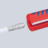 Інструмент для зняття ізоляції Knipex із коаксіальних кабелів (16 60 100 SB)