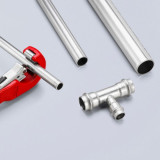 Труборіз KNIPEX TubiX® для мідних, латунних та нержавіючих труб, 6-35 мм (90 31 02 BK)