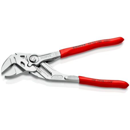 Переставные клещи Knipex (хромированные), 180 мм (86 03 180)