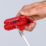 Универсальный инструмент Knipex ErgoStrip для удаления оболочки, Ø от 8 до 13 мм (для левши) (16 95 02 SB)