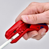 Универсальный инструмент Knipex ErgoStrip для удаления оболочки, Ø от 8 до 13 мм (для левши) (16 95 02 SB)