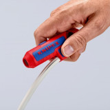 Универсальный инструмент Knipex ErgoStrip для удаления оболочки, Ø от 8 до 13 мм (для левши) (16 95 02 SB)