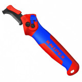 Двухфункциональный нож с пяткой для кабеля KNIPEX (16 50 145 SB)