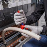 Двухфункциональный нож с пяткой для кабеля KNIPEX (16 50 145 SB)