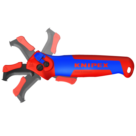 Двухфункциональный нож с пяткой для кабеля KNIPEX (16 50 145 SB)