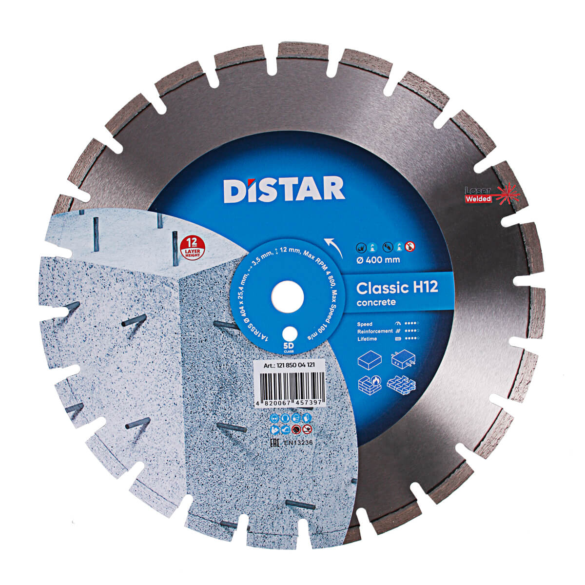 Алмазный диск Distar 1A1RSS 404 Classic H12 (12185004121)