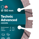 Круг алмазный отрезной 1A1RSS 150 Technic Advanced для бетона/кирпича/гранита (14315347012)