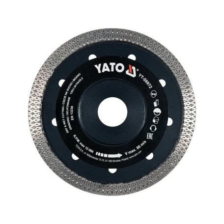 Диск алмазный отрезной YATO 125x1,6x22,2 (YT-59972)